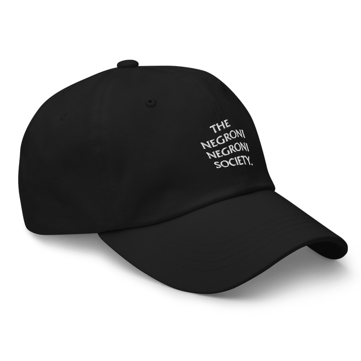 The Negroni Society Dad hat "THE LOGO" - Black - Cocktailored
