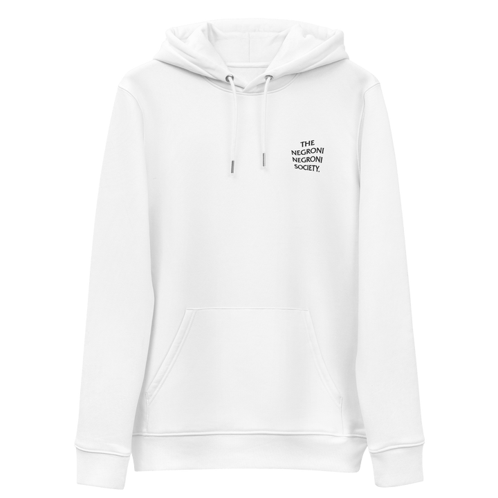 The Negroni Society eco hoodie - White - Cocktailored