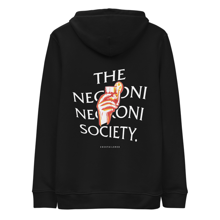 The Negroni Society eco hoodie - Black - Cocktailored