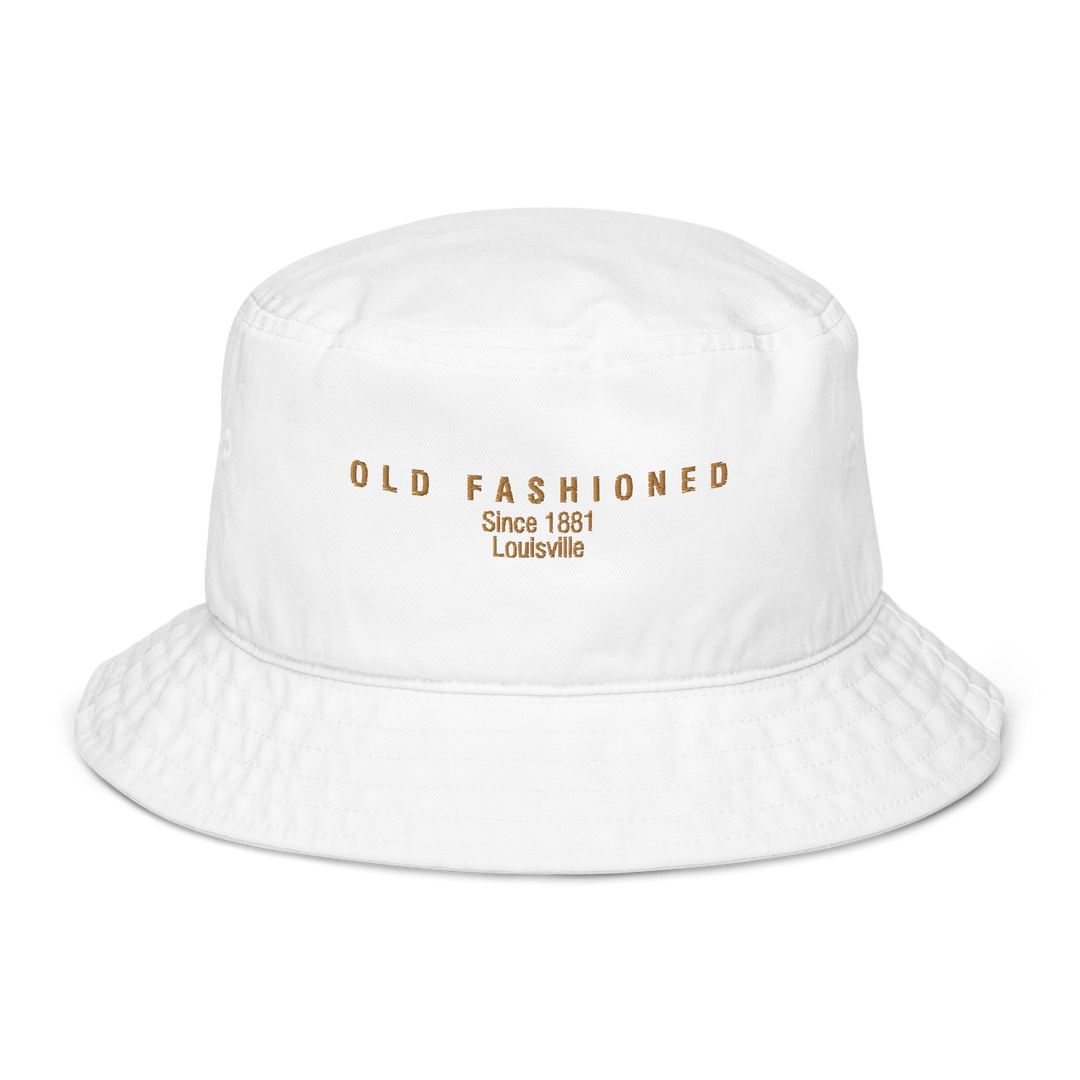 The Old Fashioned 1881 Organic bucket hat - Bio White - Cocktailored