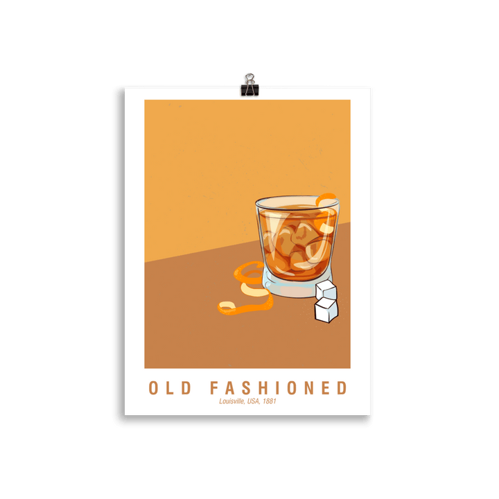 The Old Fashioned Poster - 30x40 cm - Cocktailored