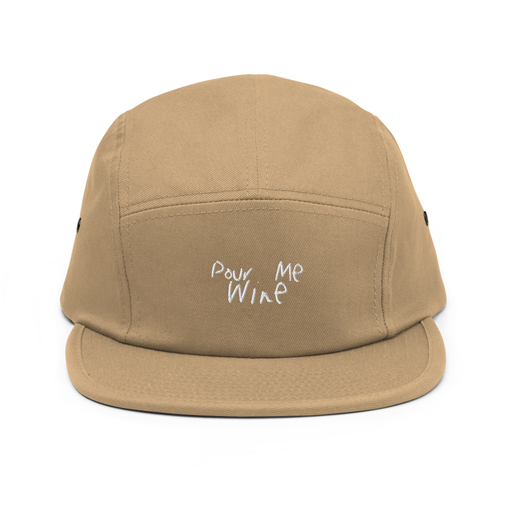 The Pour Me Wine Hipster Hat - Khaki - Cocktailored