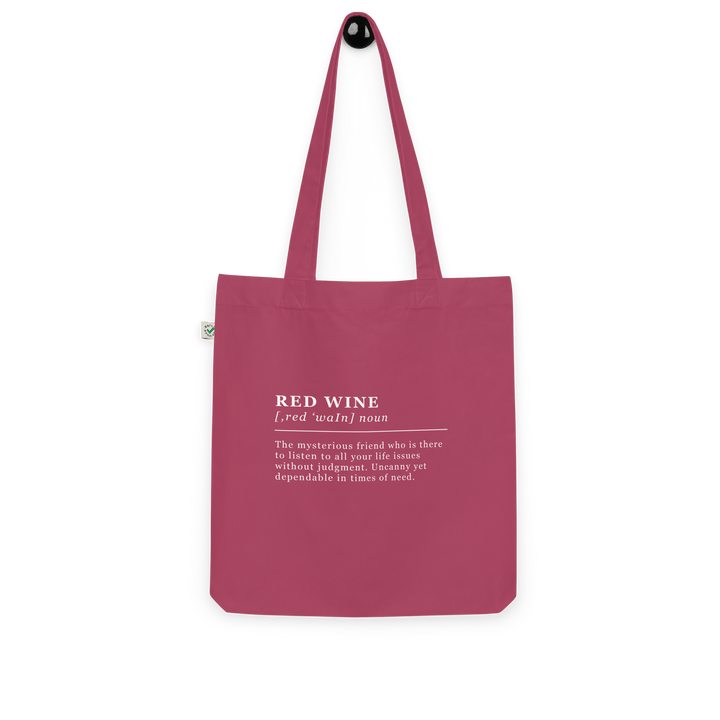The Red Wine Organic tote bag - Berry - Cocktailored