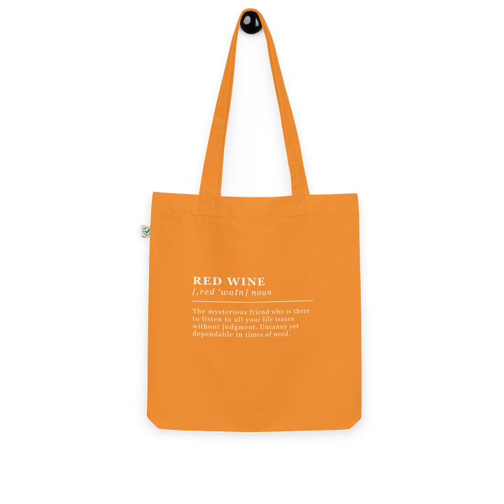 The Red Wine Organic tote bag - Cinnamon - Cocktailored