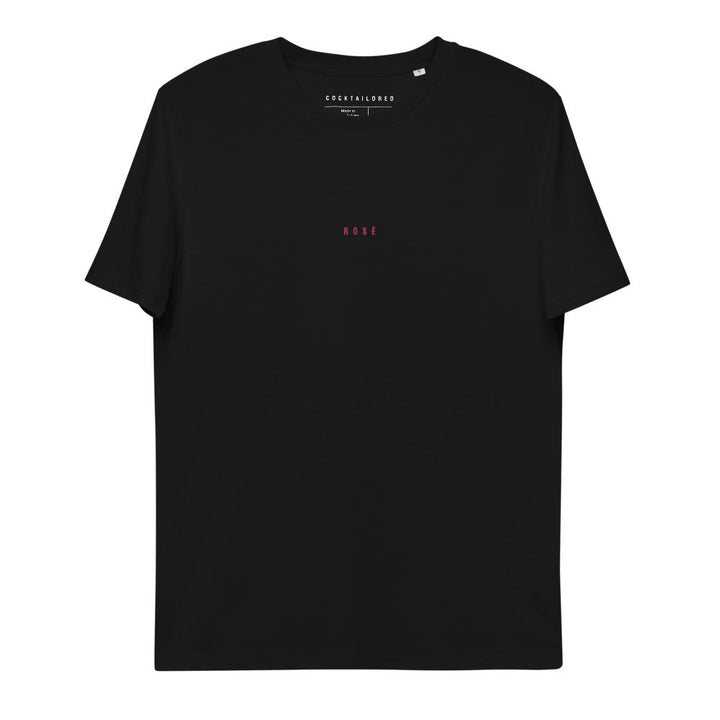The Rosé organic t-shirt - FALL SALE - Black - Cocktailored