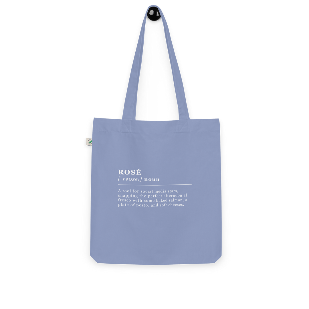 The Rosé Organic tote bag - Light Denim - Cocktailored