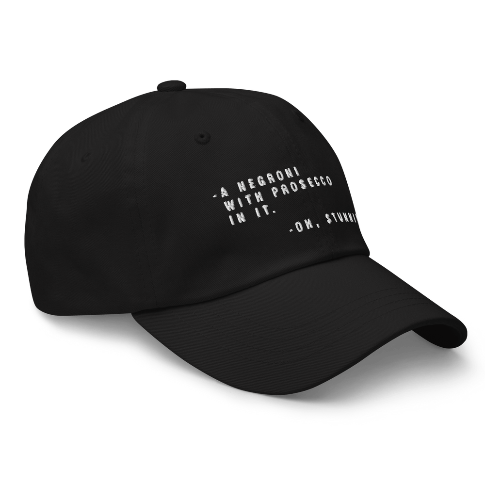The Sbagliato Conversation Dad hat - Black - Cocktailored