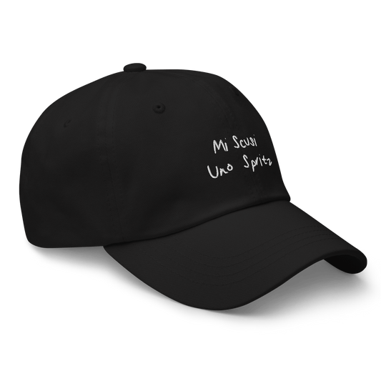 The Scusi Spritz Dad hat - Black - - Cocktailored