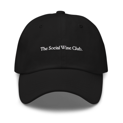 The Social Wine Club. Dad hat - Black - - Cocktailored