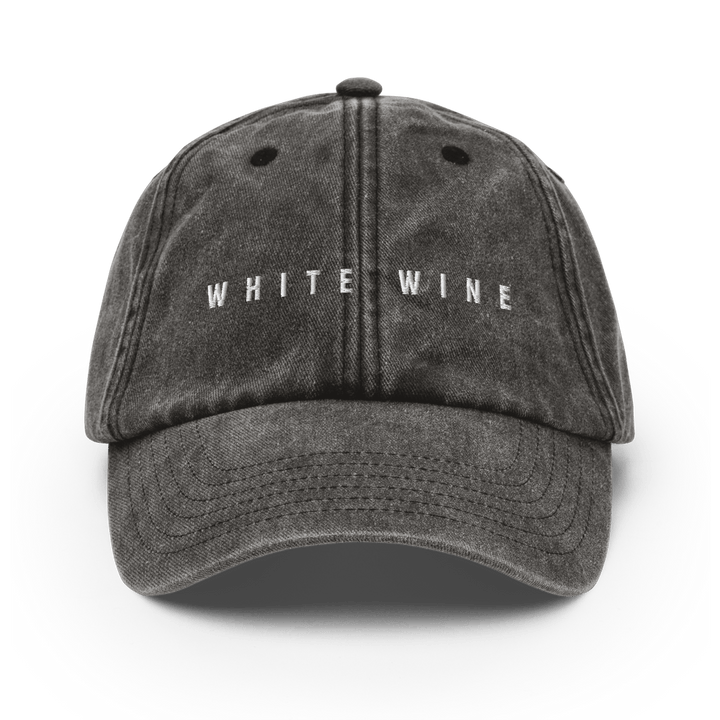 The White Wine Vintage Hat - Vintage Black - Cocktailored